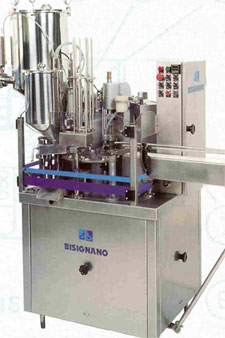 Rotating filling and packaging machines for trays R - RC – RG